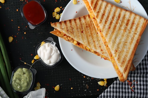 Delicious sandwich ready for delivery
